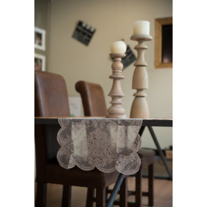 Σεμέν Δαντέλα (45X110) Grey...