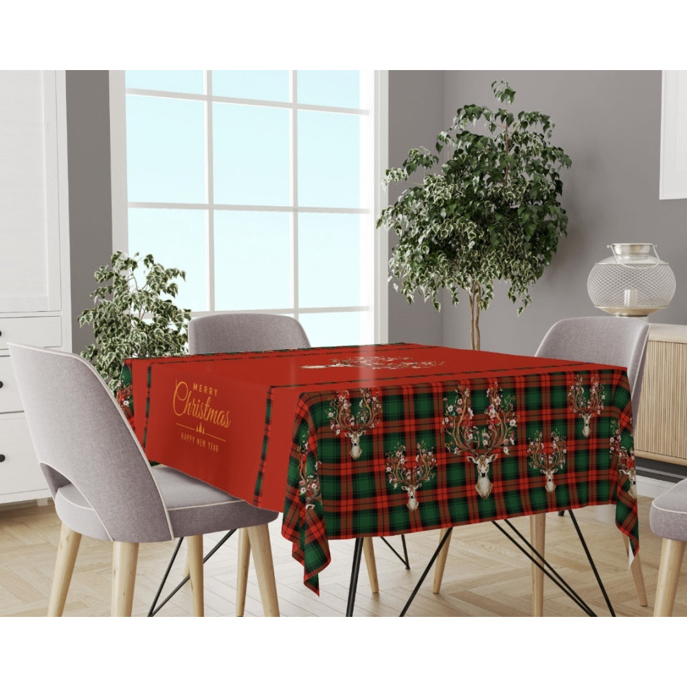 Τραπεζοκαρέ Mcdecor Stag (140X140) -...