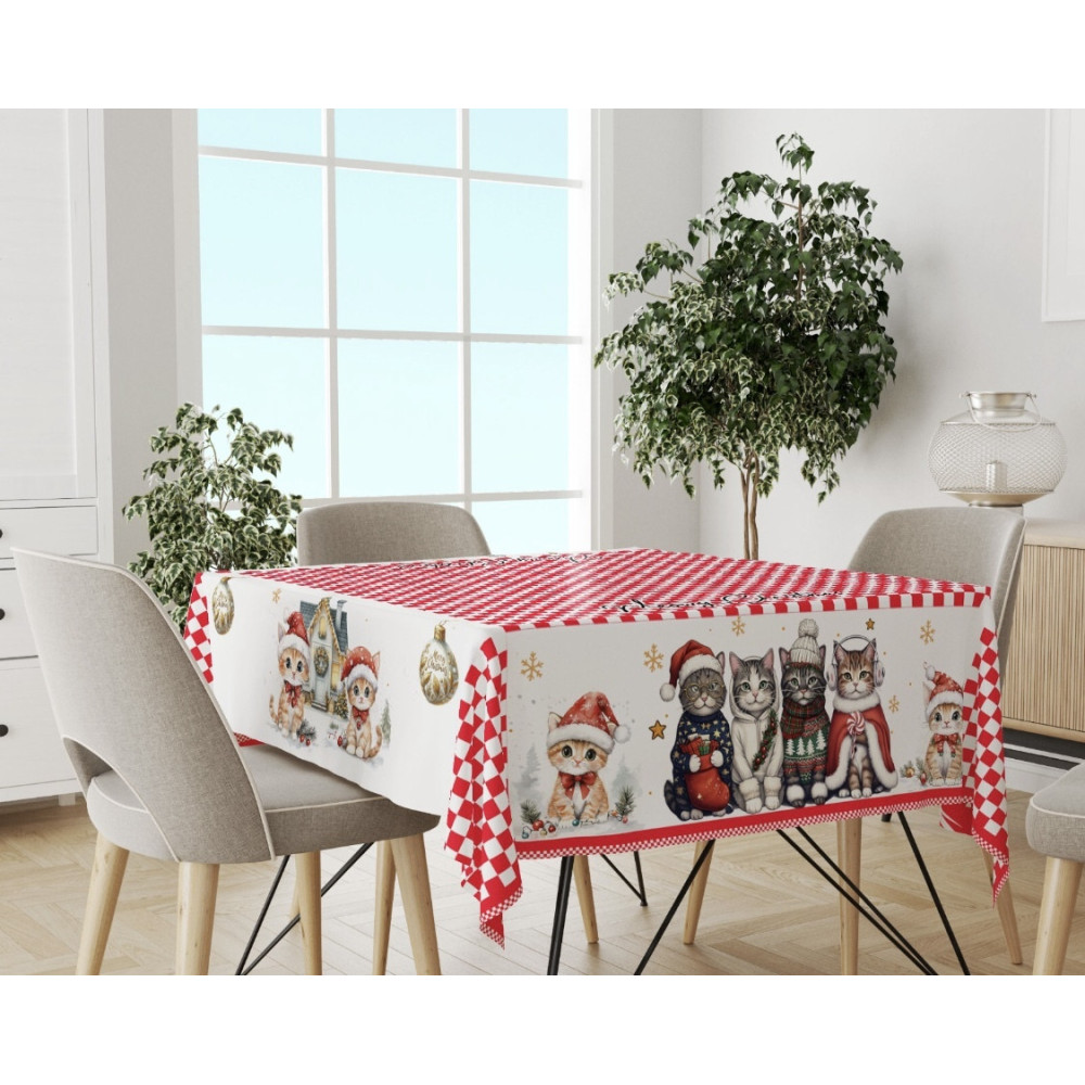 Τραπεζοκαρέ Mcdecor Cats (140X140) -...
