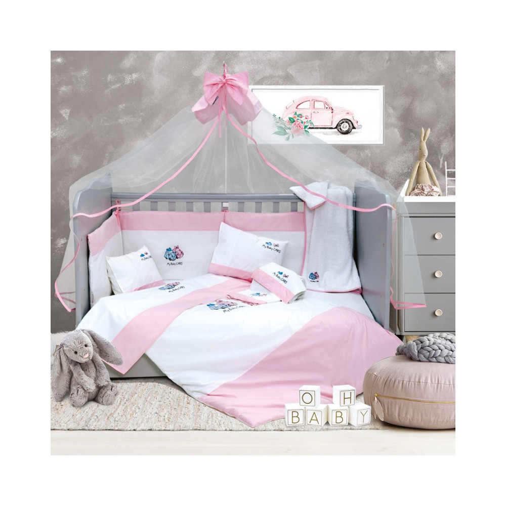 Σετ Κούνιας (6 Τμχ) Mcdecor Baby Cars...