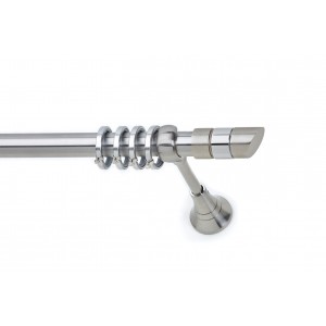 Κοντάρι S25 νίκελ σατινέ Φ25